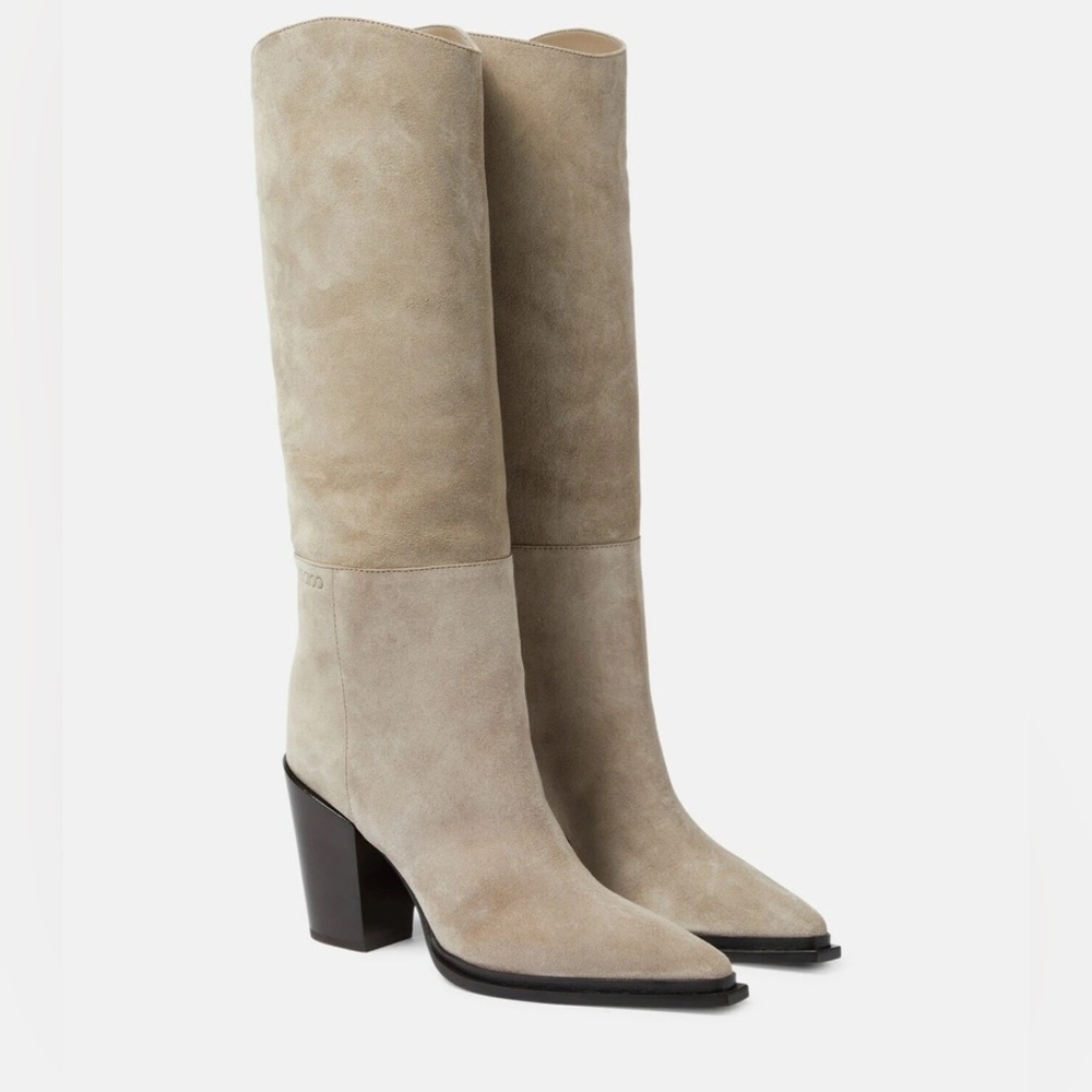 Jimmy Choo Cece boot Taupe. Size 40½. Brand new w/ box from Neiman Marcus